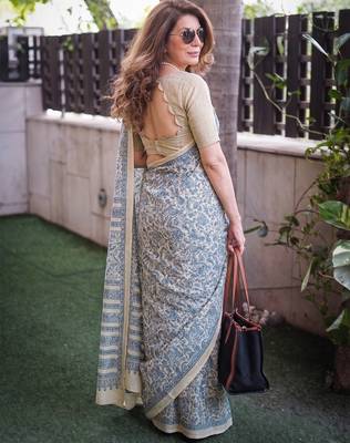  tasar art silk printed saree with classic appeal 2