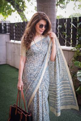  tasar art silk printed saree with classic appeal 3