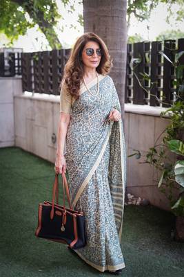  tasar art silk printed saree with classic appeal 5