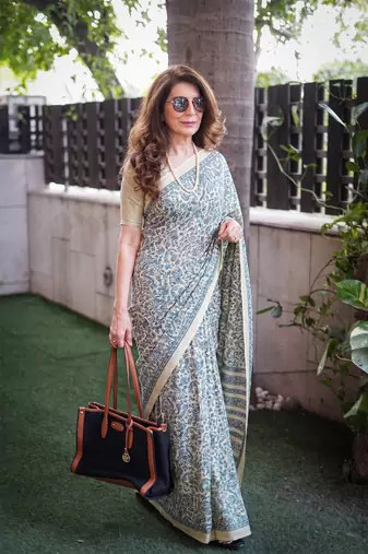  tasar art silk printed saree with classic appeal