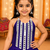 Purple mirror work premium roman silk fully flared chaniya choli for navratri