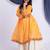 Offwhite kora cotton lehenga with embrodery work choli kids navratri collection