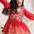 Offwhite kora cotton lehenga with embrodery work choli kids navratri collection