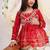 Offwhite kora cotton lehenga with embrodery work choli kids navratri collection