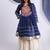 Offwhite kora cotton lehenga with embrodery work choli kids navratri collection