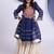 Offwhite kora cotton lehenga with embrodery work choli kids navratri collection