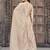 Beige embroidered vichitra silk kurti with pant and duppata set