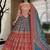 Red Mirror Navratri Lehenga Choli With Dupatta