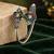 German silver multi color adjustable bracelet
