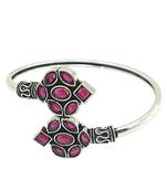 German silver wine color adjustable bracelet