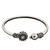 German silver oxidized mint minimal kada bracelet