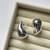 Teardrop anti tarnish stud earrings