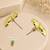 Stainless steel anti tarnish puffy heart stud earrings