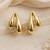 Anti tarnish trendy drop earrings
