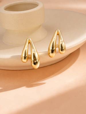 Anti tarnish trendy drop earrings 3