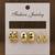 Set of 3 stylish anti tarnish chunky combo hoop earrings