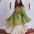 Navaratri special gota patti work lehenga with gamthi patch real mirror work top for kids