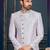 Multy colour heavy classic sherwani with thread and stone work,hand amrodery on collar & botton,