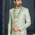 Multy colour heavy classic sherwani with thread and stone work,hand amrodery on collar & botton,