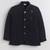 Boys black lycra floral beadwork embroidered bandhgala blazer & trouser set