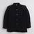 Boys black lycra floral beadwork embroidered bandhgala blazer & trouser set