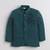 Boys teal blue lycra floral beadwork embroidered bandhgala blazer & trouser set
