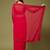 Red georgette sequins saree with unstitched blouse piece.