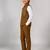 Boys brown lycra deer stone work embellished 3 piece suit set