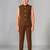 Boys brown lycra floral patchwork embroidered 3 piece suit set with beadwork & sequins