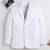 Boys lilac cotton blend knitted geometric textured single-breasted blazer