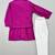 Purple embroidered silk kurta jacket set