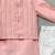 Peach embroidered silk kurta jacket set