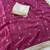 magenta color satin sequin embroidered work saree with contrast blouse