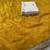 yellow color satin sequin embroidered work saree with contrast blouse