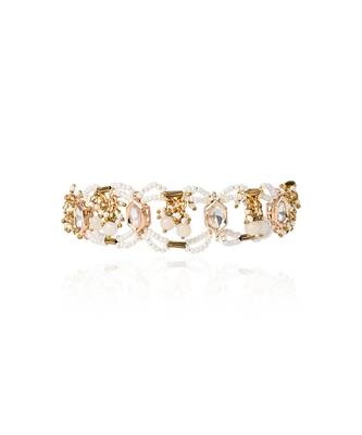 White pearl kundan bracelet 3