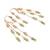 Gold plated kundan layered earcuff with earrings