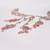 Silver plated earcuff earrings with hair extension