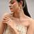 Pearl drop bunches hangings earcuff with side ear chain