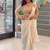 White faux georgette booti work full stitch up to 42 inch saree with blouse