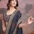 Bandhani Design Embroidered Saree With Blouse Piece