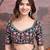 Bandhani Design Embroidered Saree With Blouse Piece