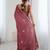 Embellished Party Wear Pure Chiffon Heavy Work Saree with Matching Blouse