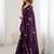 Embellished Sequinned Chiffon Saree with blouse