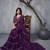 Floral Embroidered Sequinned Saree with blouse