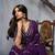 Floral Embroidered Sequinned Saree with blouse