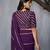 Floral Embroidered Sequinned Saree with blouse