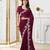 Embroidered Poly Georgette Saree