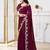 Embroidered Poly Georgette Saree