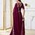 Embroidered Poly Georgette Saree