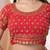  Red Embroidered Art Silk Ready-to-Wear Lehenga Choli with Dupatta